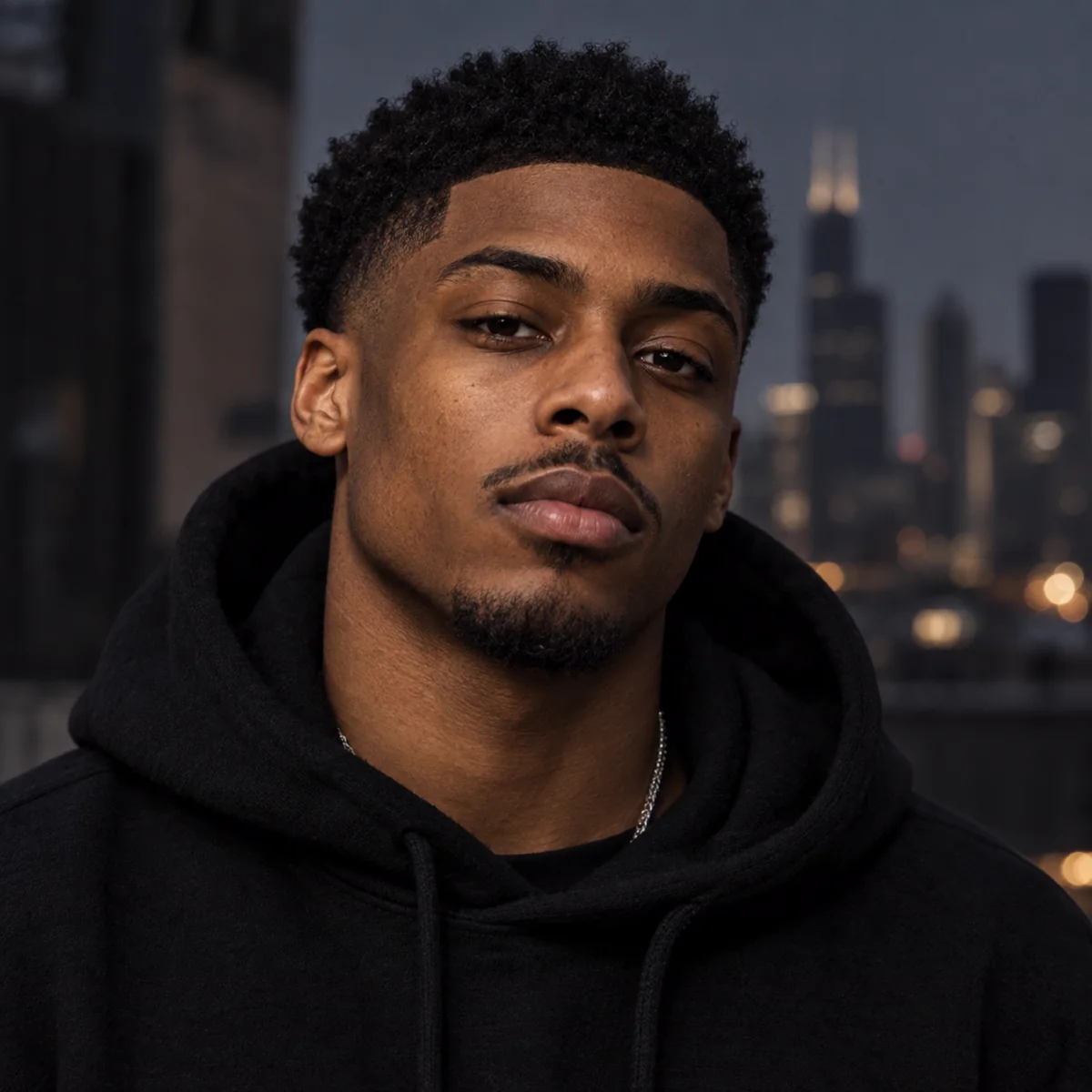Editorial portrait of SAINT VALE, rapper / recording artist